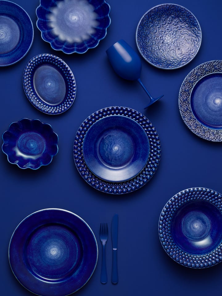 Assiette creuse Bubbles 25 cm - Bleu - Mateus