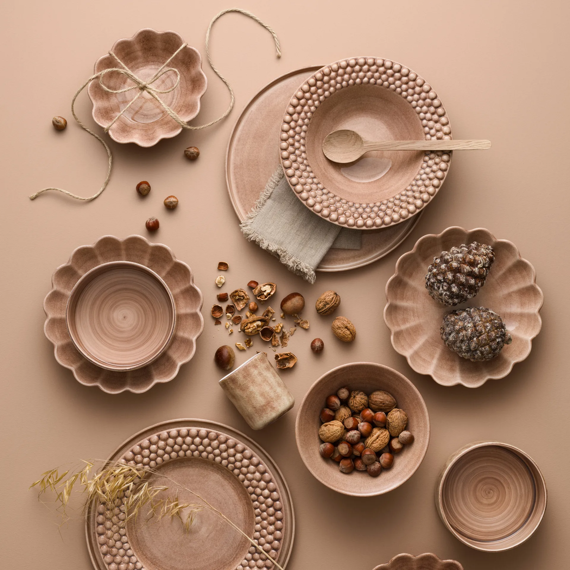 Assiette creuse Bubbles 25 cm, Cinnamon Mateus