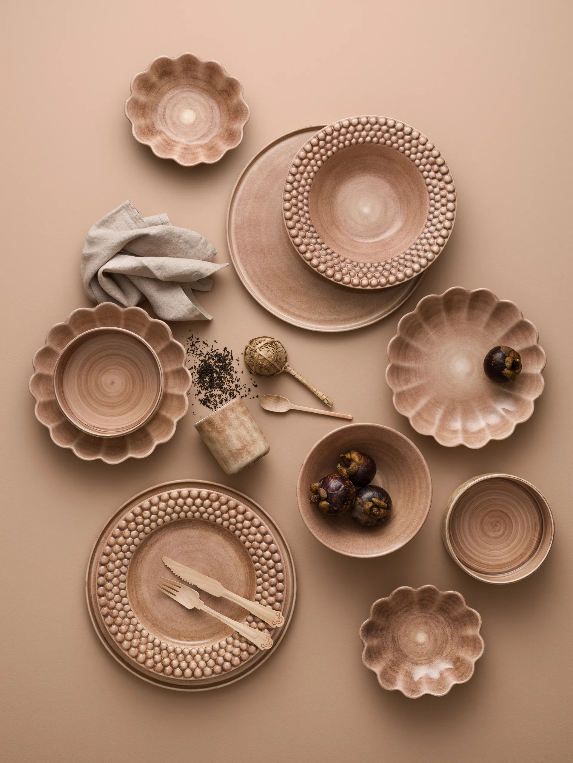 Assiette creuse Bubbles 25 cm, Cinnamon Mateus