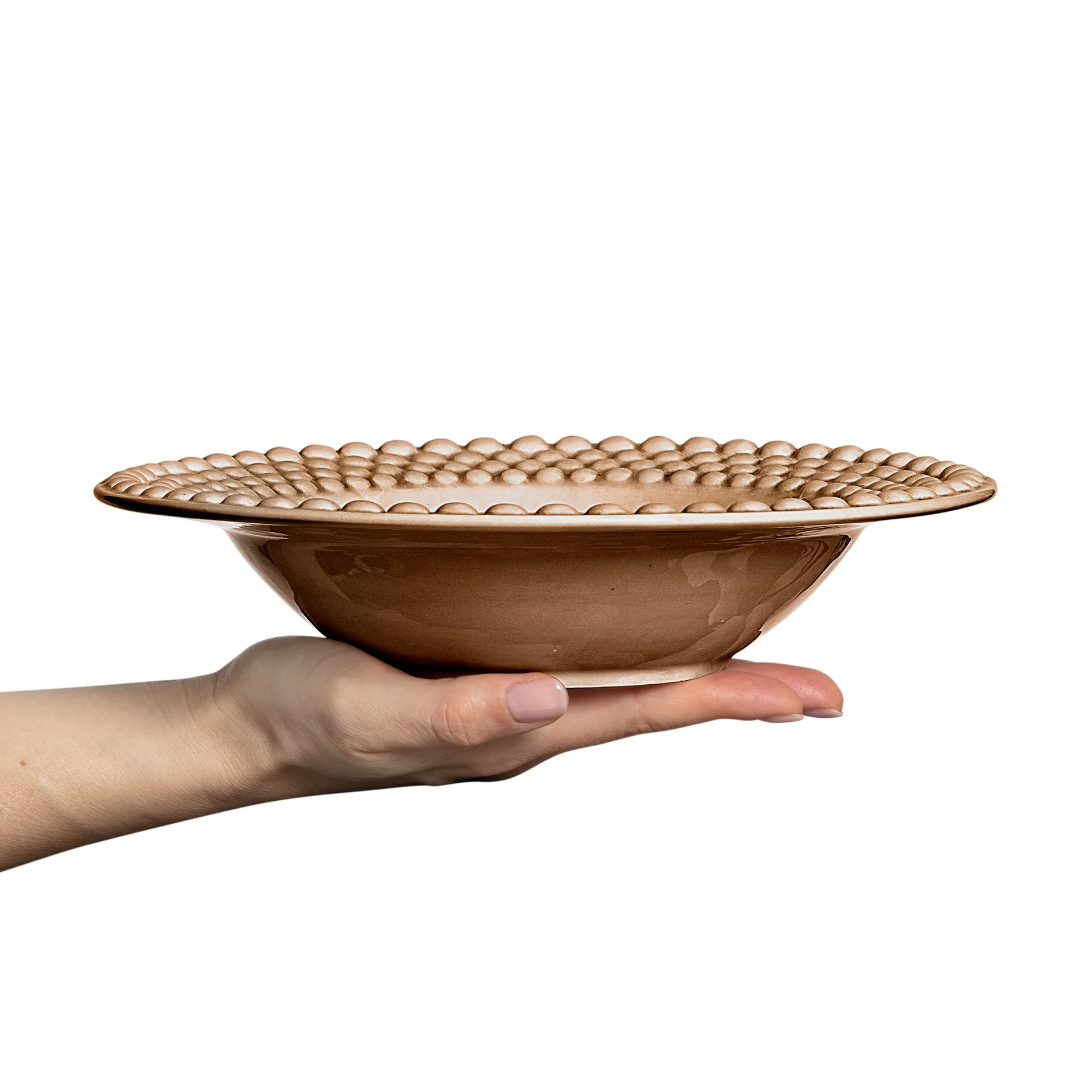 Assiette creuse Bubbles 25 cm, Cinnamon Mateus