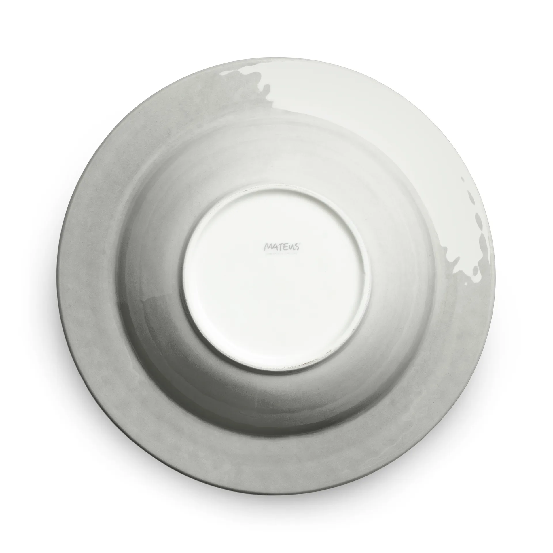 Assiette creuse Bubbles 25 cm, Gris Mateus