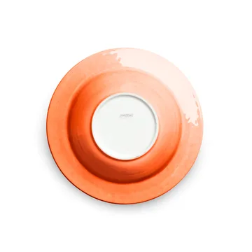 Assiette creuse Bubbles 25 cm - Orange - Mateus