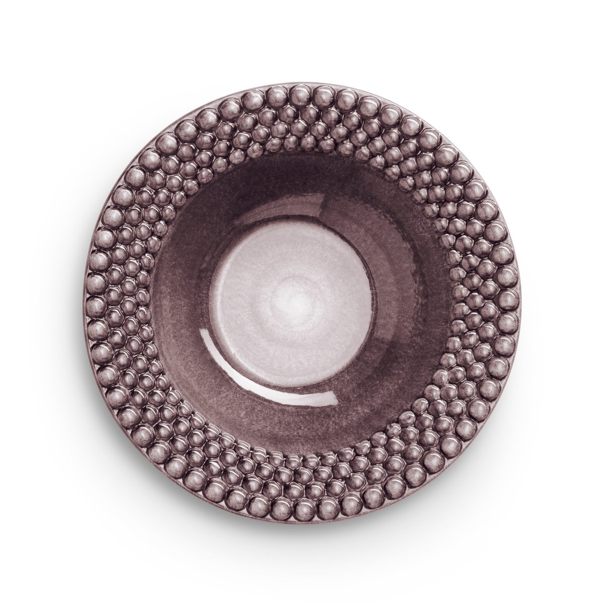 Mateus Assiette creuse Bubbles 25 cm Prune | Design Scandinave | Assiettes creuses | Violet