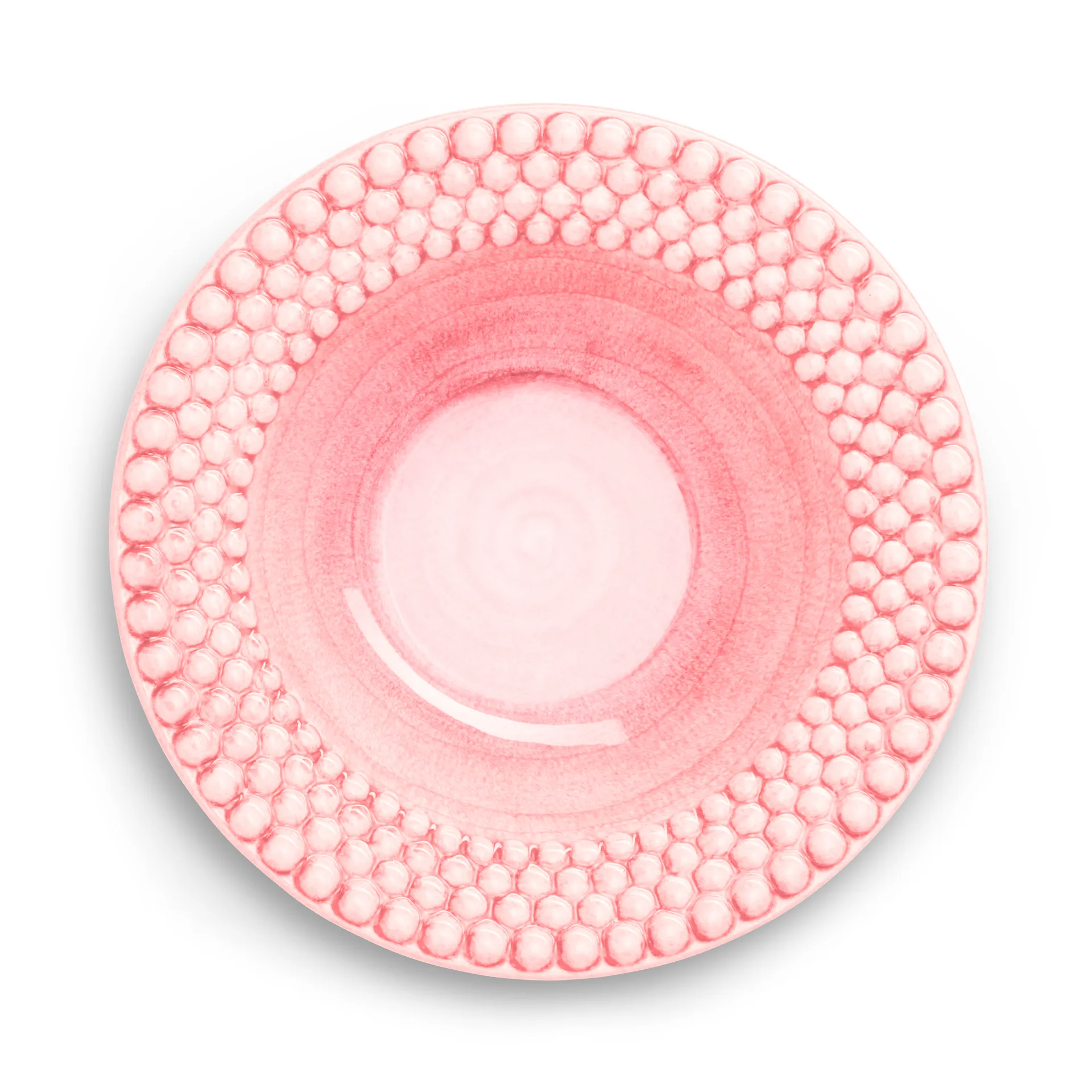 Assiette creuse Bubbles 25 cm, rose clair Mateus