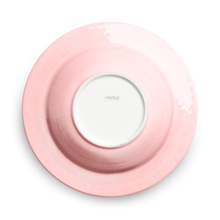 Assiette creuse Bubbles 25 cm - rose clair - Mateus