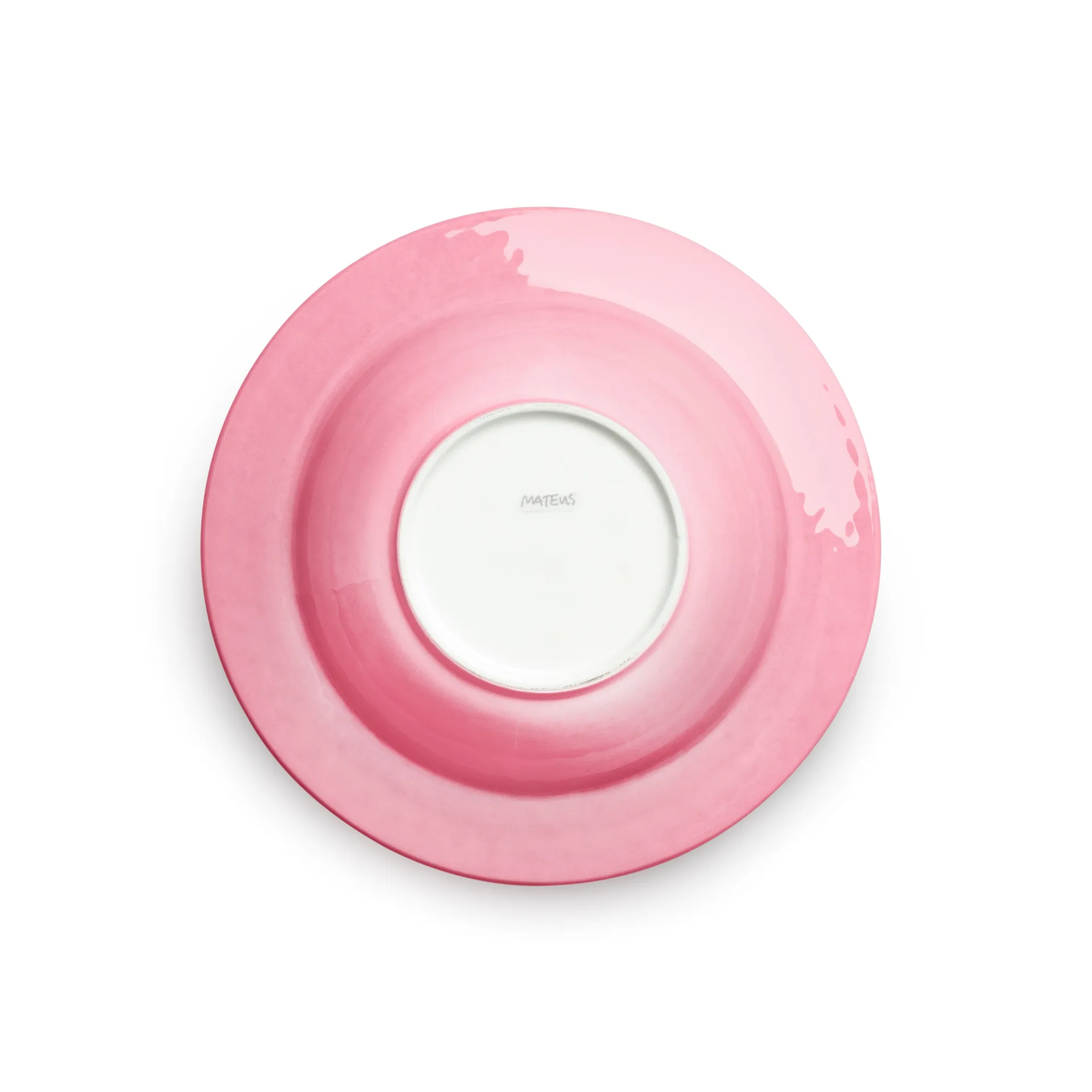 Assiette creuse Bubbles 25 cm, Rose Mateus