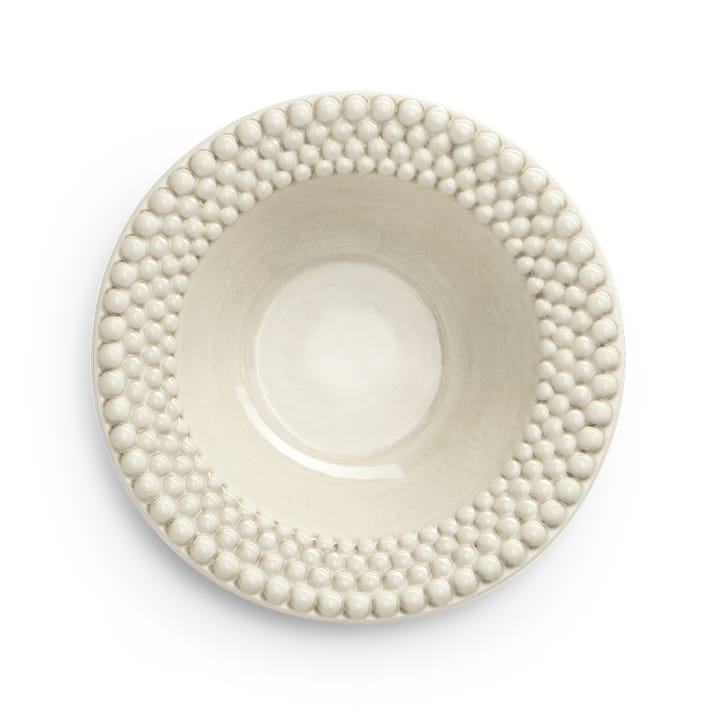 Assiette creuse Bubbles 25 cm - Sable - Mateus