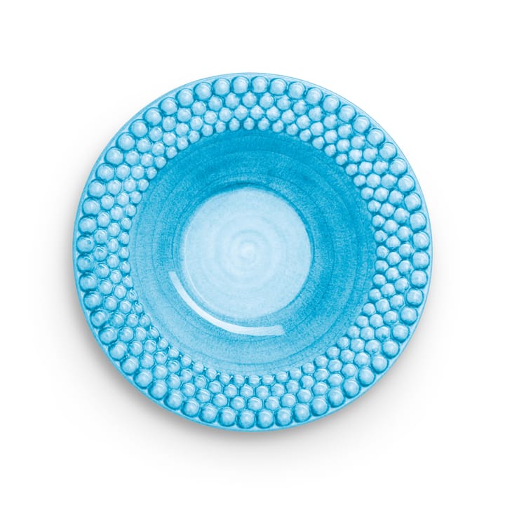 Assiette creuse Bubbles 25 cm - Turquoise - Mateus
