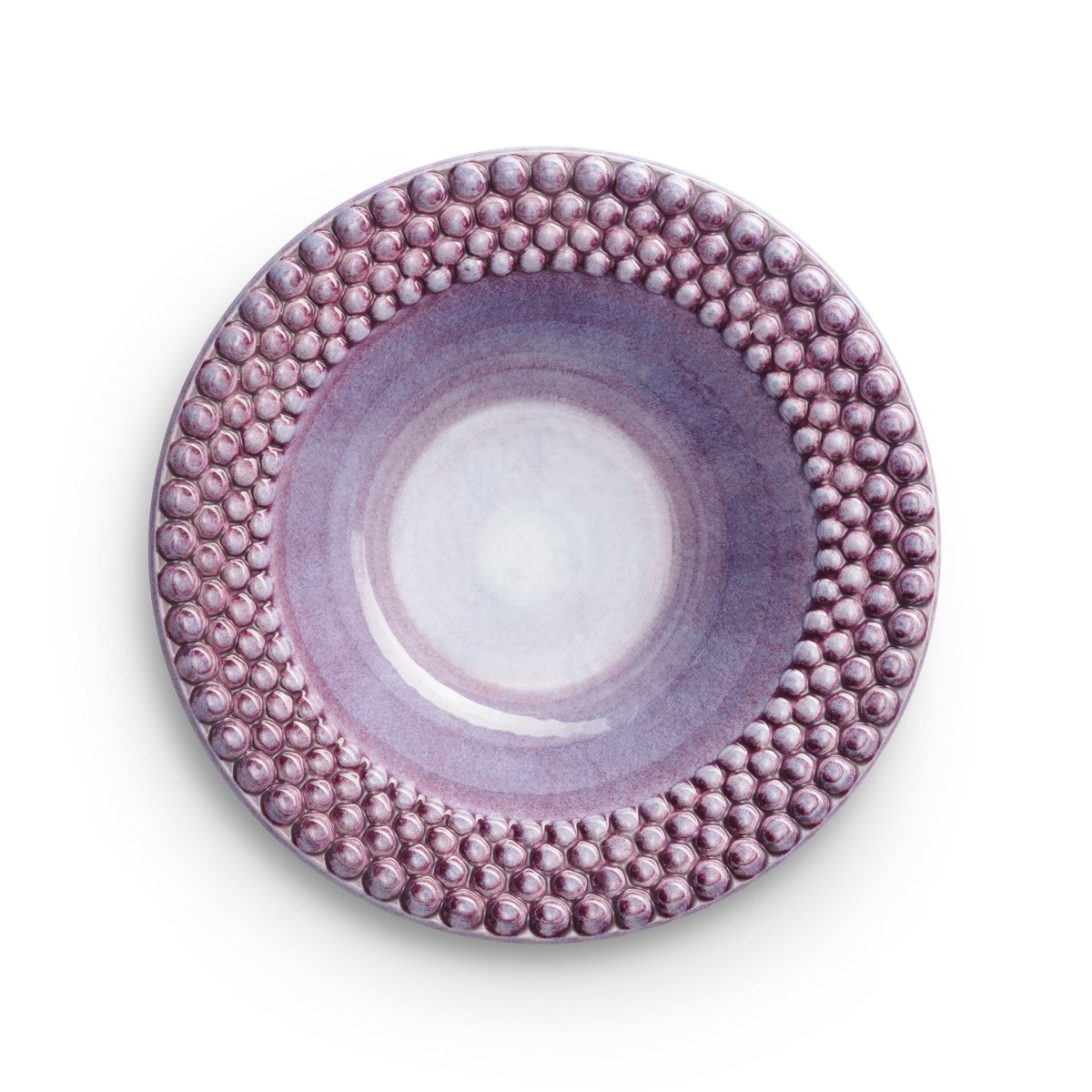 mateus assiette creuse bubbles 25 cm violette
