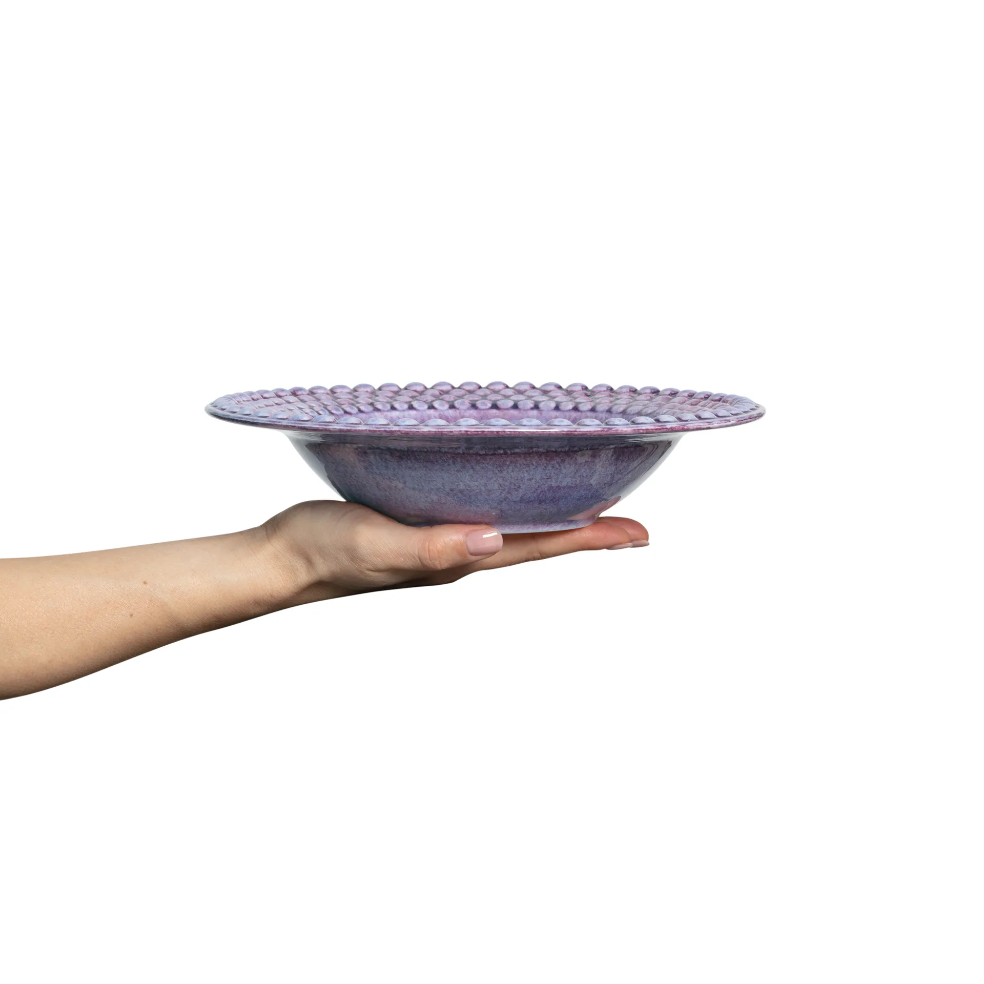 Assiette creuse Bubbles 25 cm, Violette Mateus