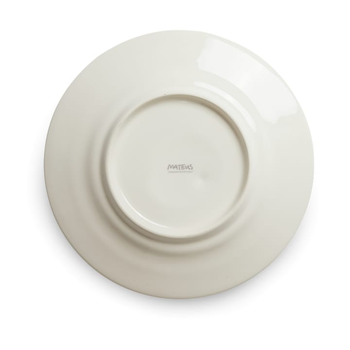 Assiette de Noël Basic Ø21 cm, Blanc-multi Mateus