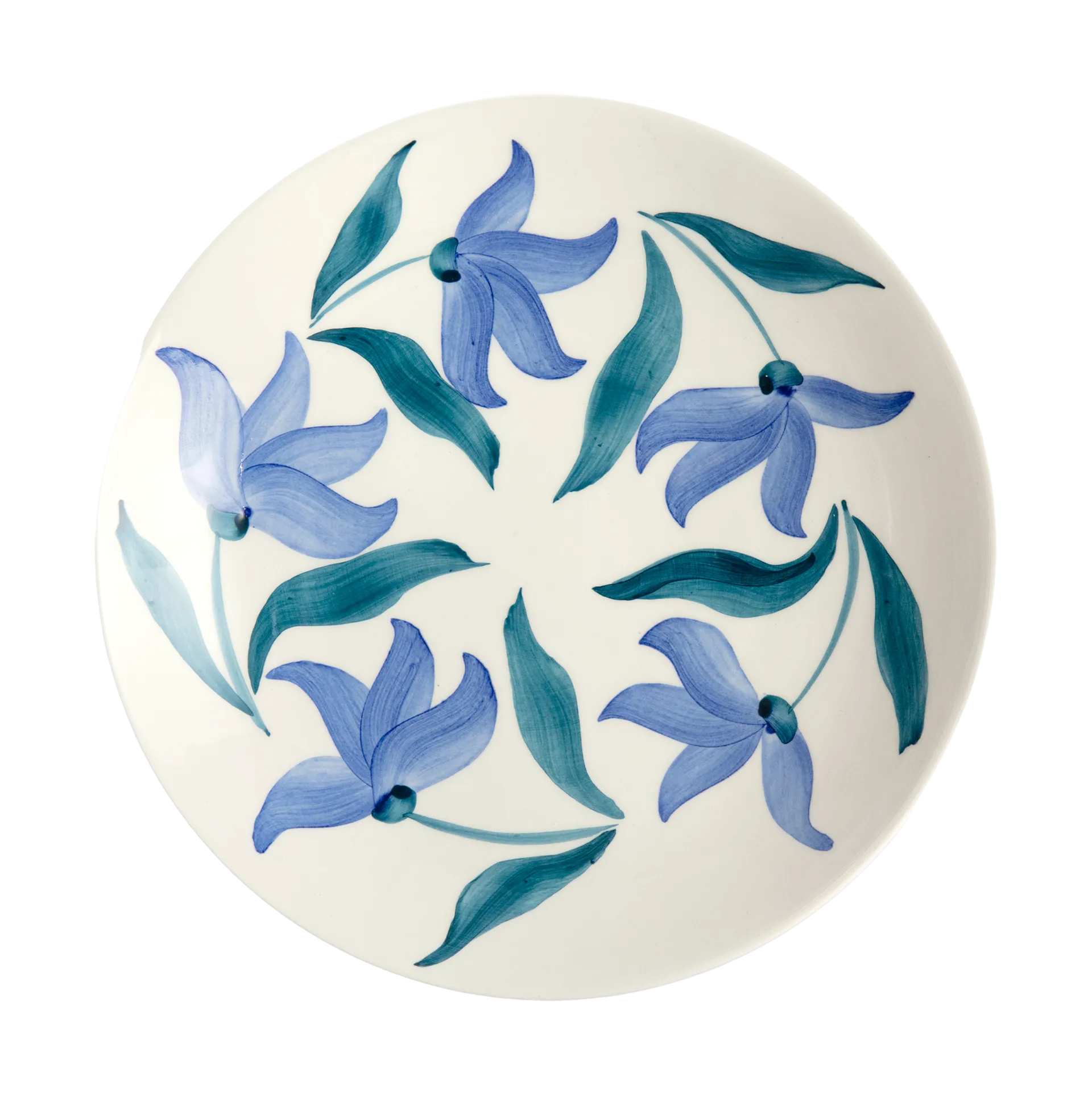 Assiette Flowers Blossom Ø20 cm, Blanc Mateus