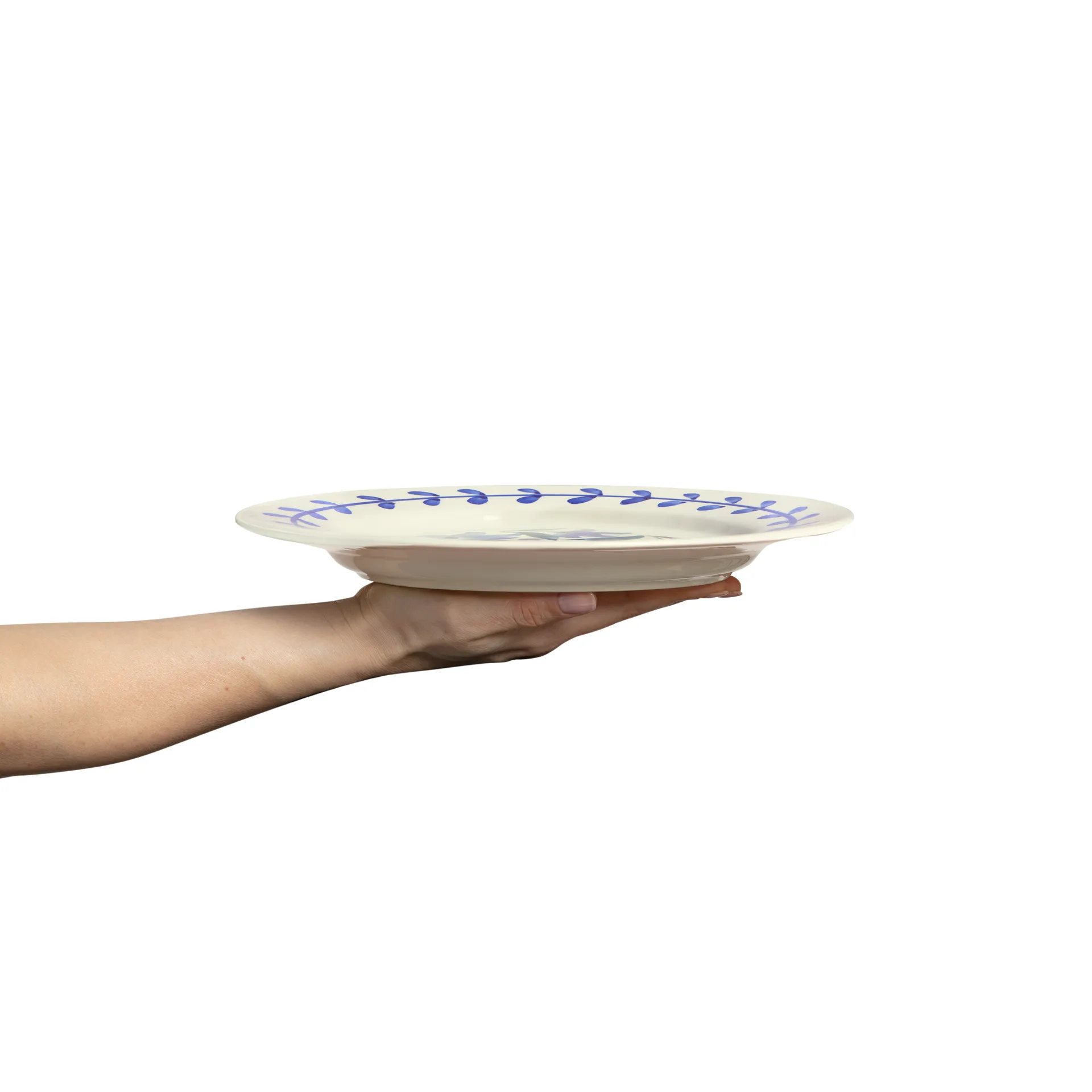 Assiette Flowers Blossom Ø28 cm, Blanc Mateus