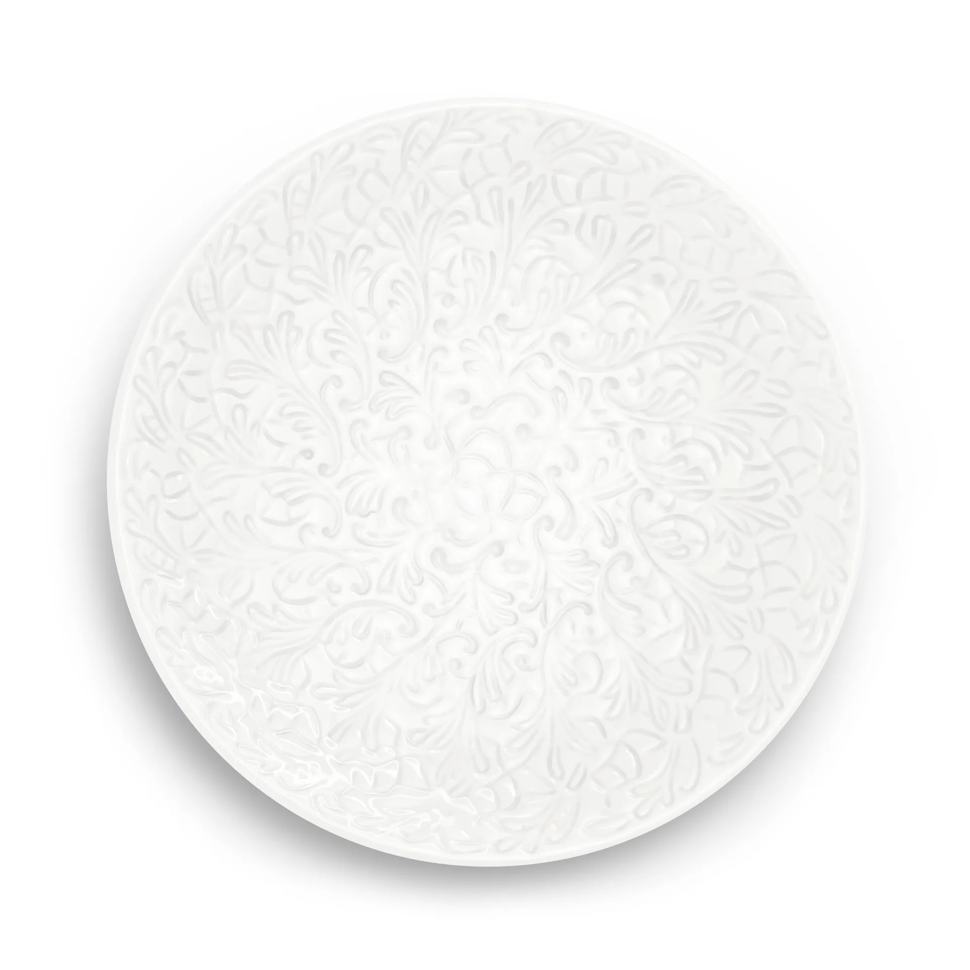 Assiette Lace 20 cm, Blanc Mateus