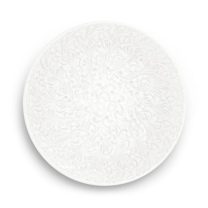 Assiette Lace 20 cm - Blanc - Mateus
