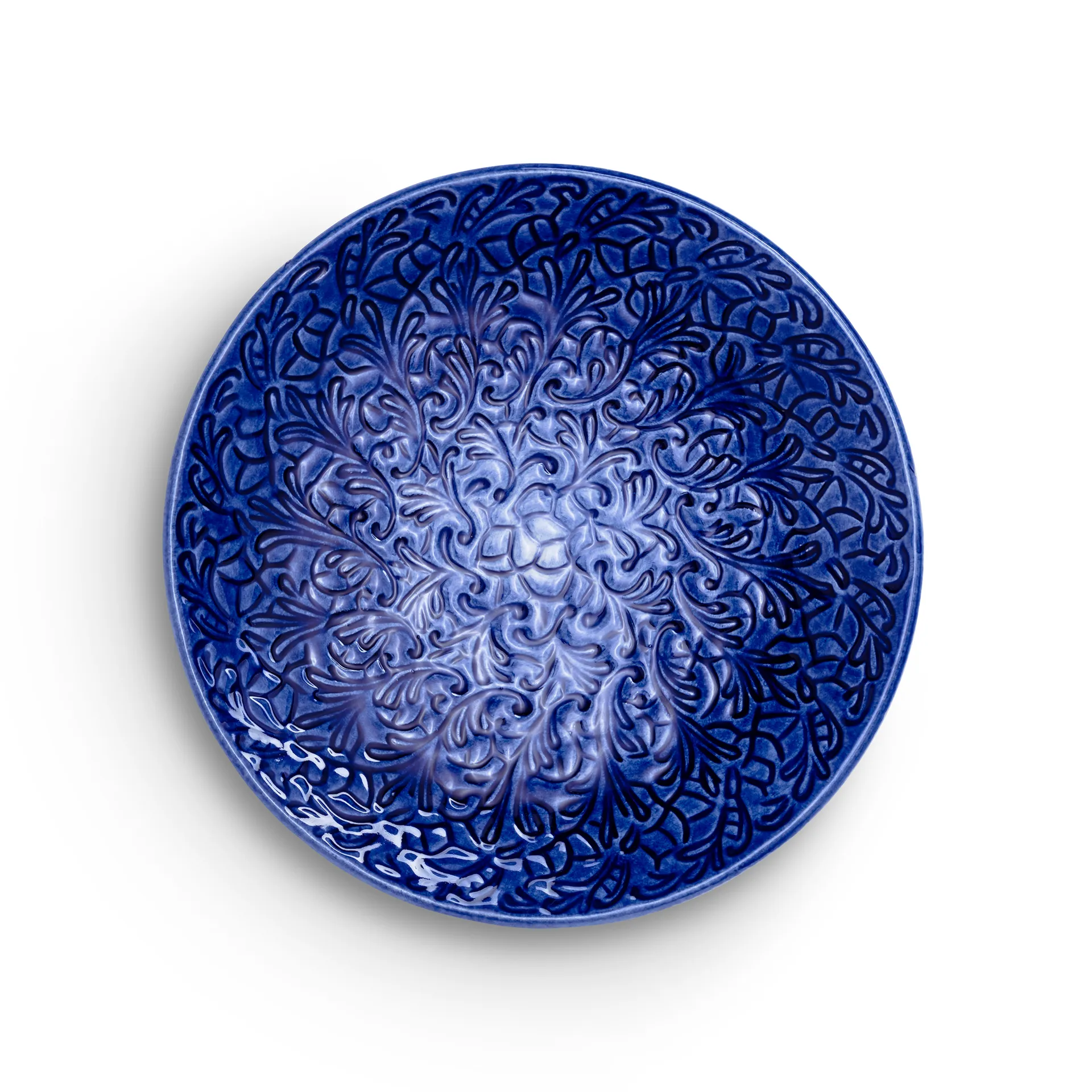 Assiette Lace 20 cm, Bleu Mateus