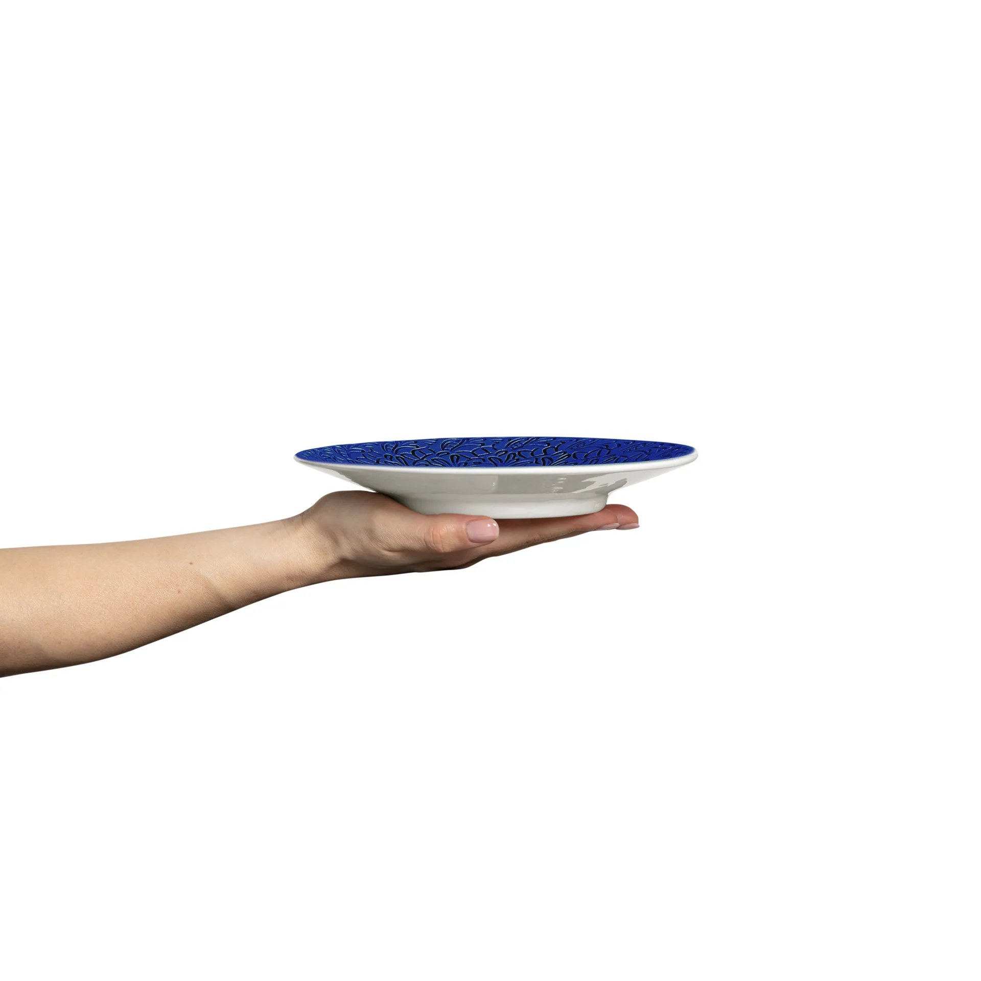 Assiette Lace 20 cm, Bleu Mateus