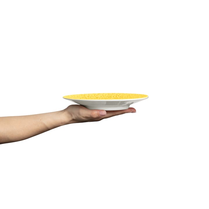 Assiette Lace 20 cm, Jaune Mateus