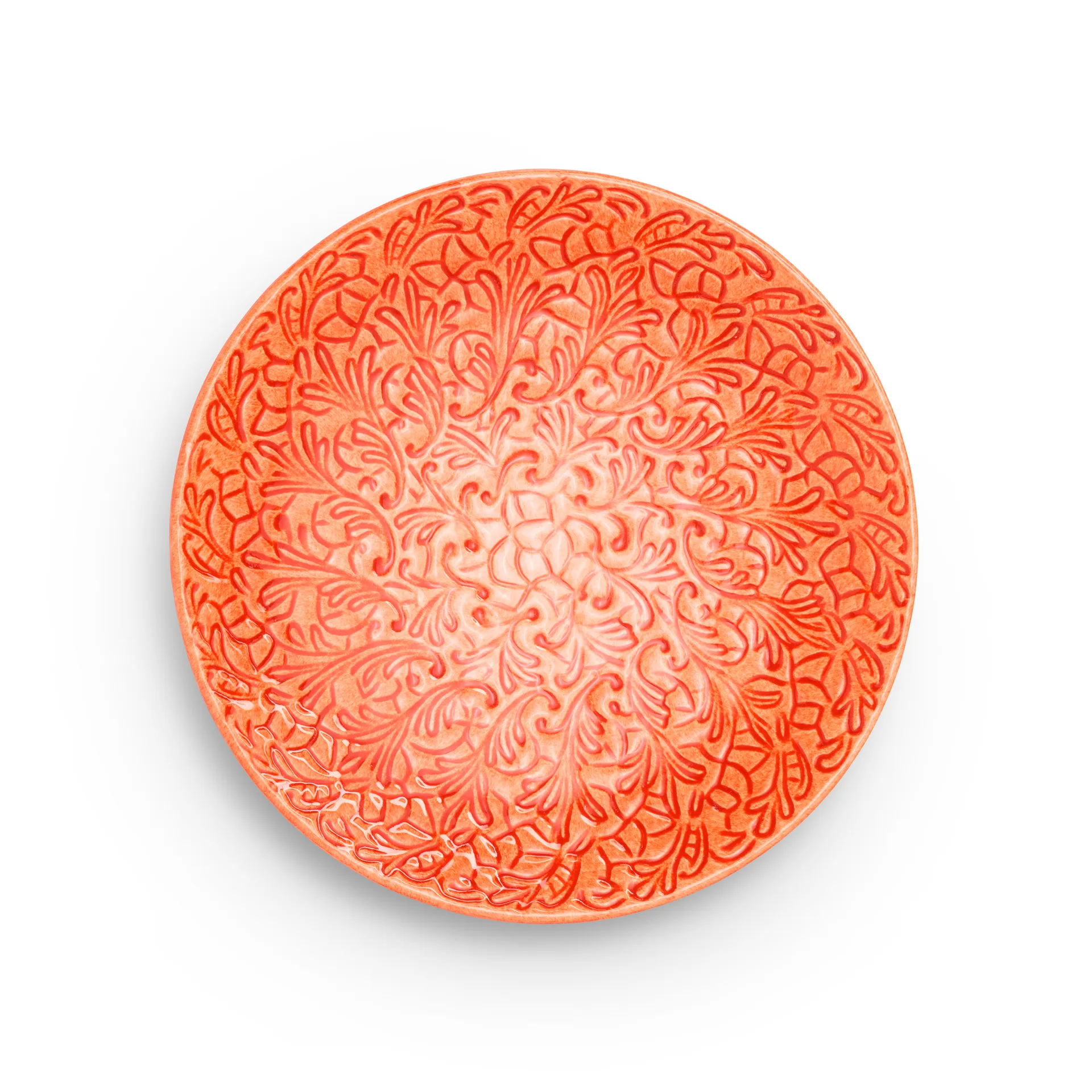 Assiette Lace 20 cm, Orange Mateus