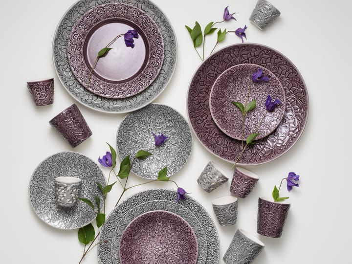 Assiette Lace 20 cm, Prune Mateus