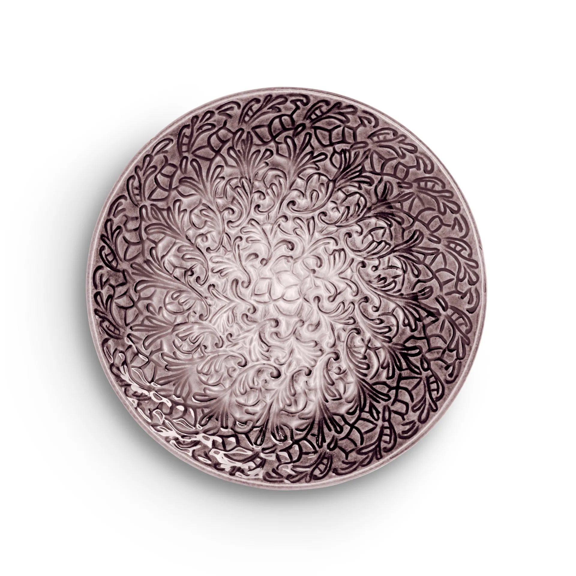 Assiette Lace 20 cm, Prune Mateus