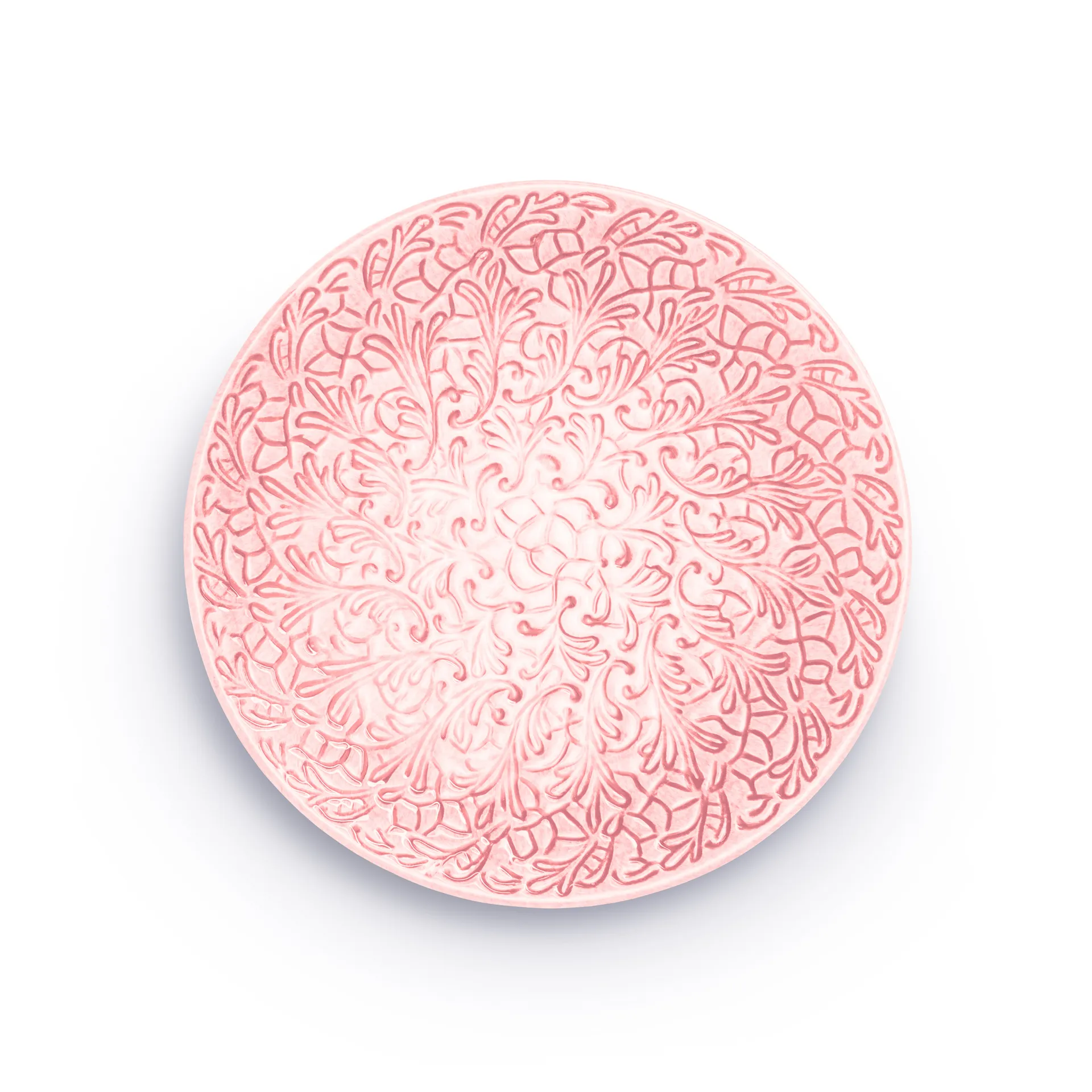 Assiette Lace 20 cm, Rose clair Mateus