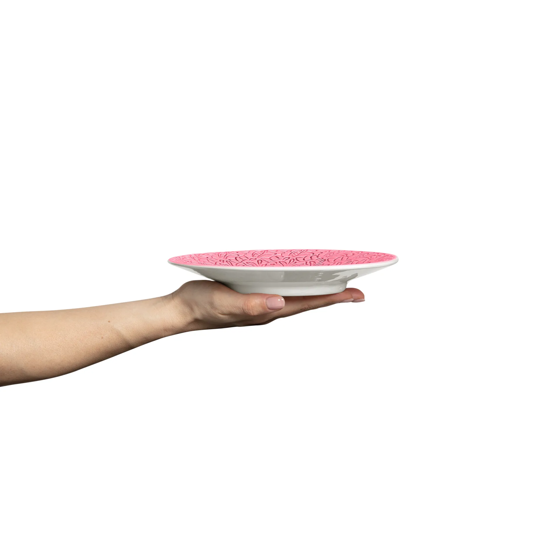 Assiette Lace 20 cm, Rose Mateus