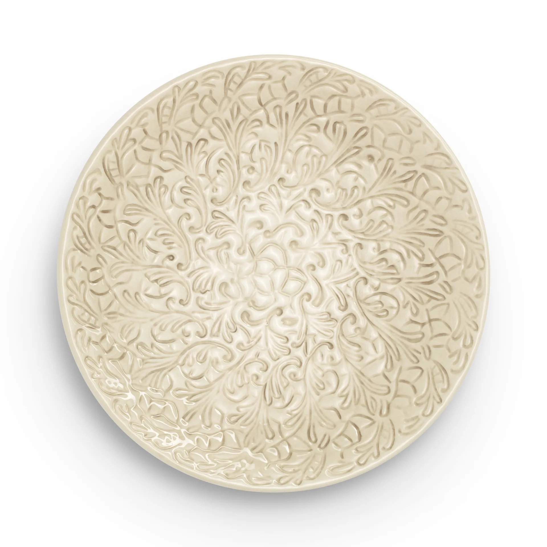 Assiette Lace 20 cm, Sable Mateus