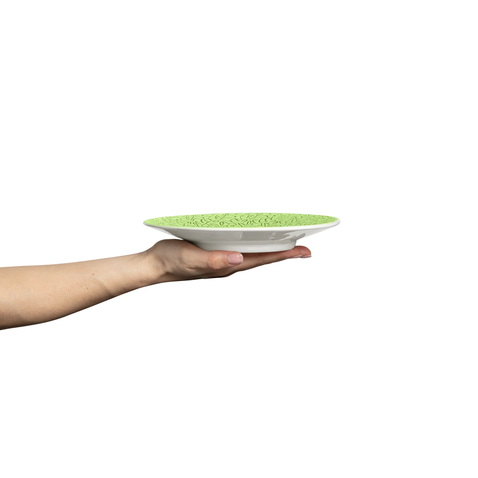 Assiette Lace 20 cm, Vert Mateus