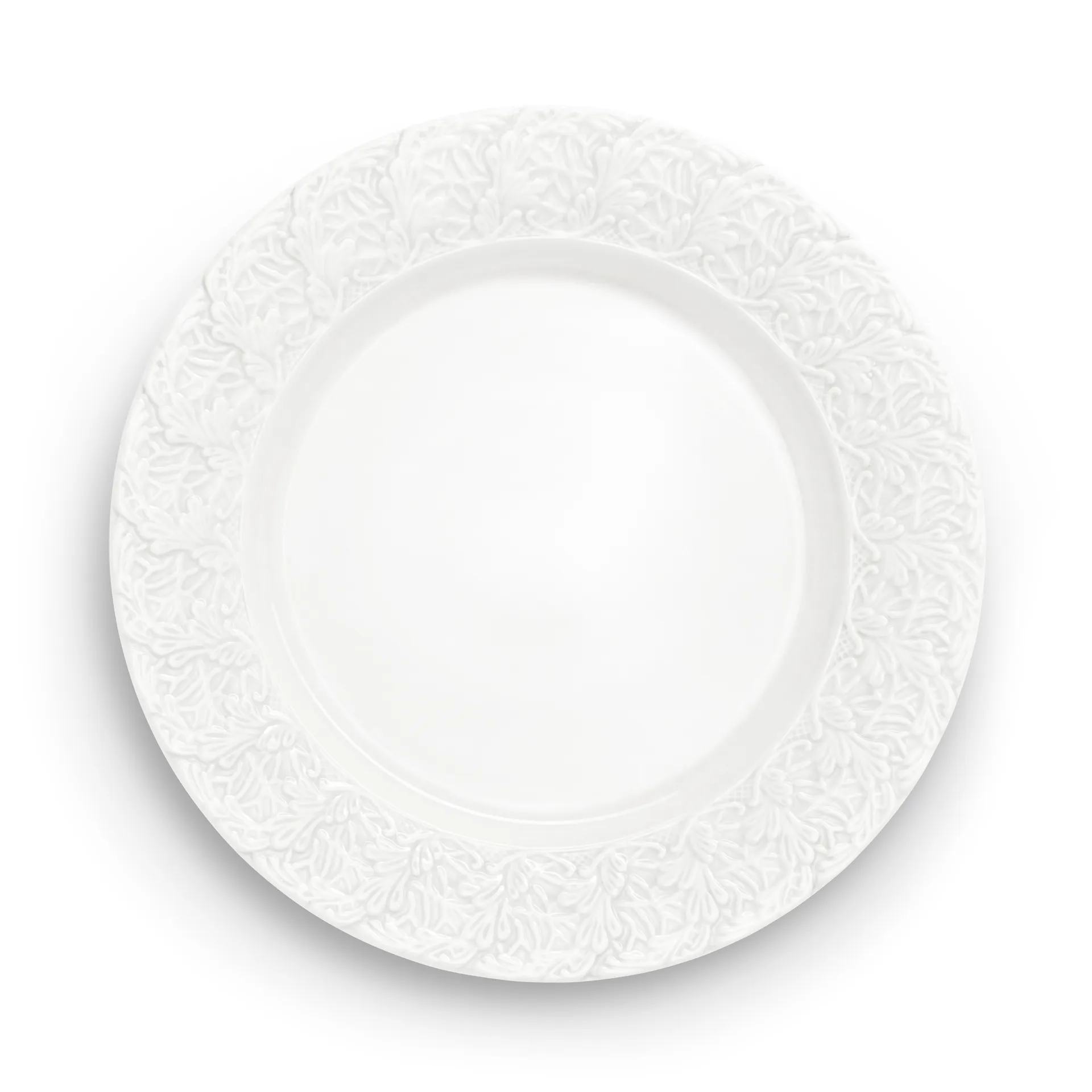 Assiette Lace 25 cm, Blanc Mateus