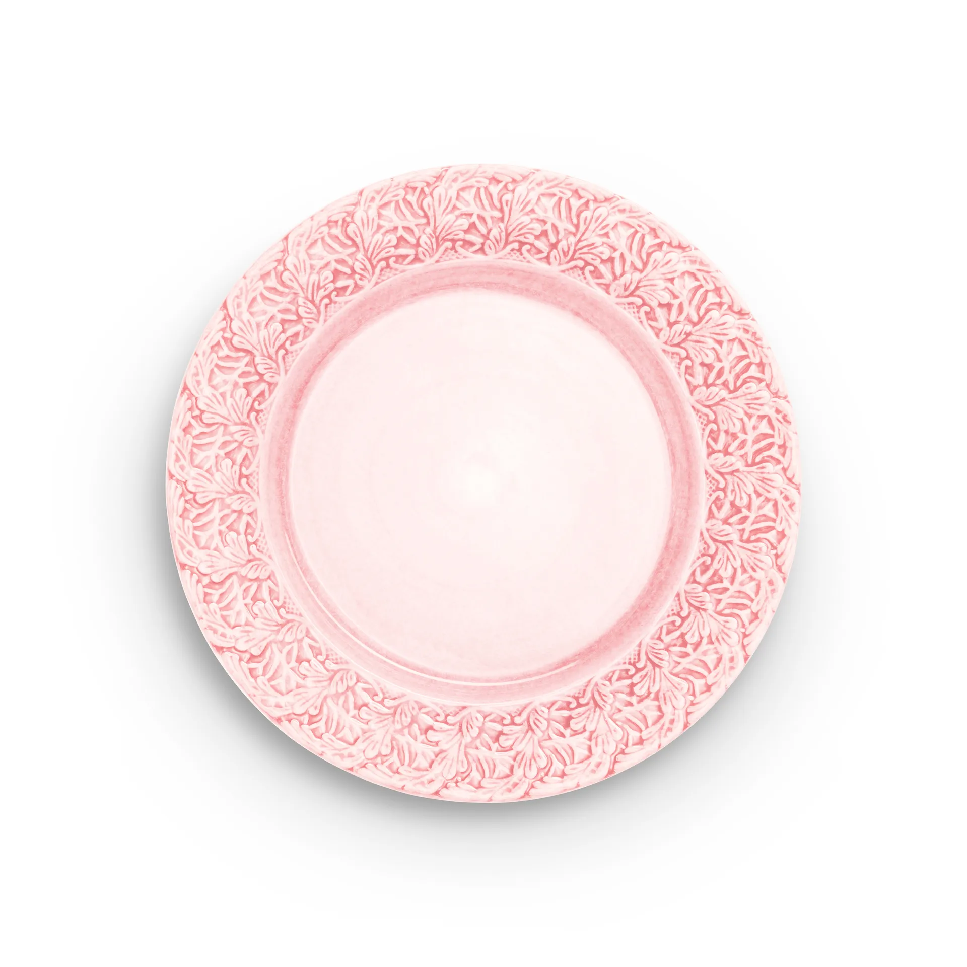 Assiette Lace 25 cm, Rose clair Mateus