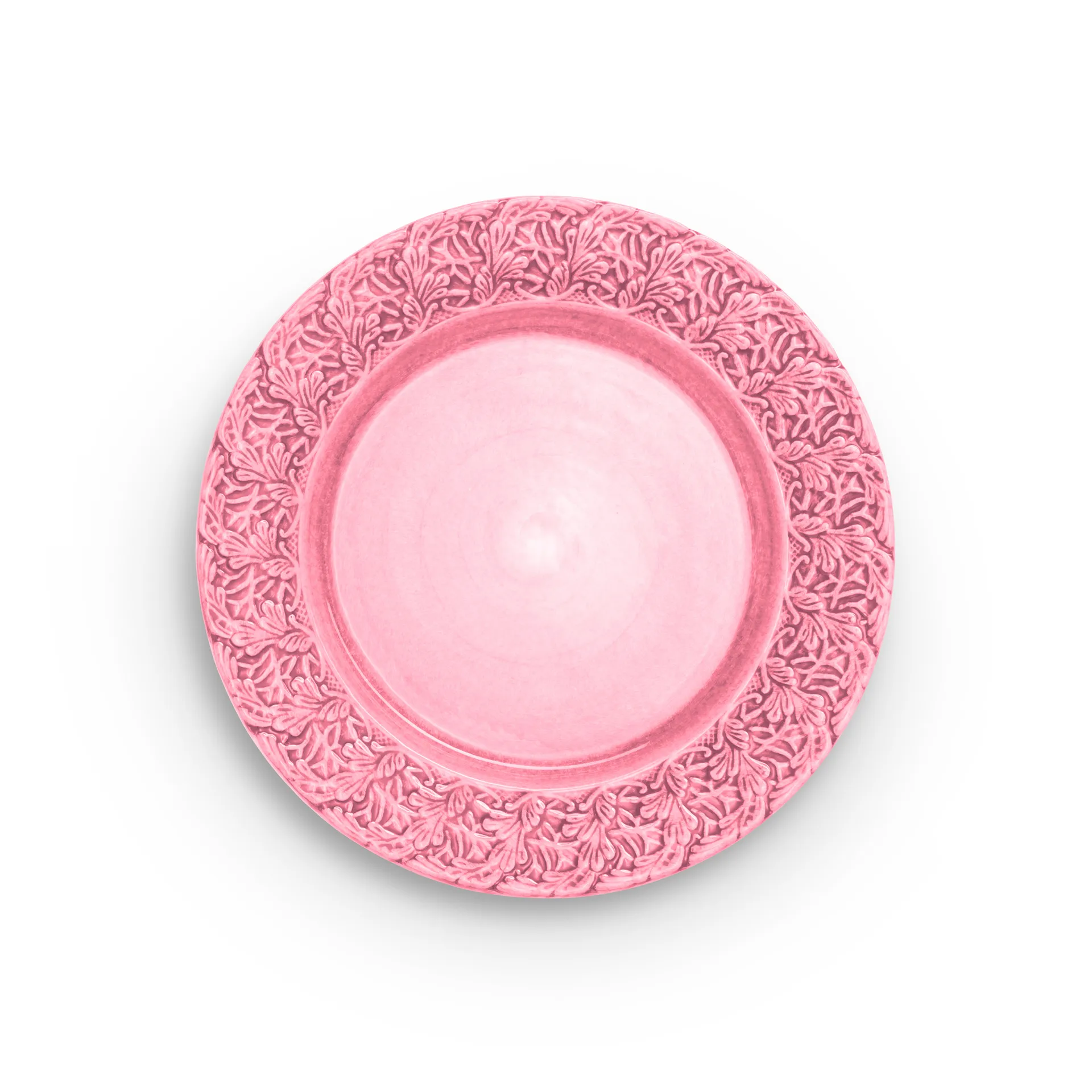 Assiette Lace 25 cm, Rose Mateus