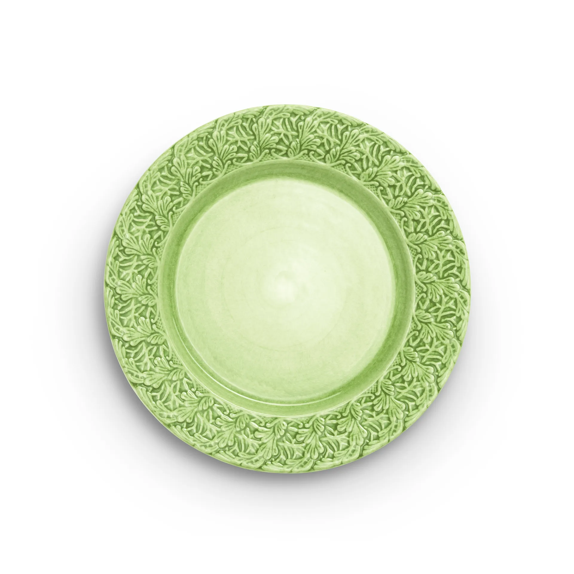 Assiette Lace 25 cm, Vert Mateus
