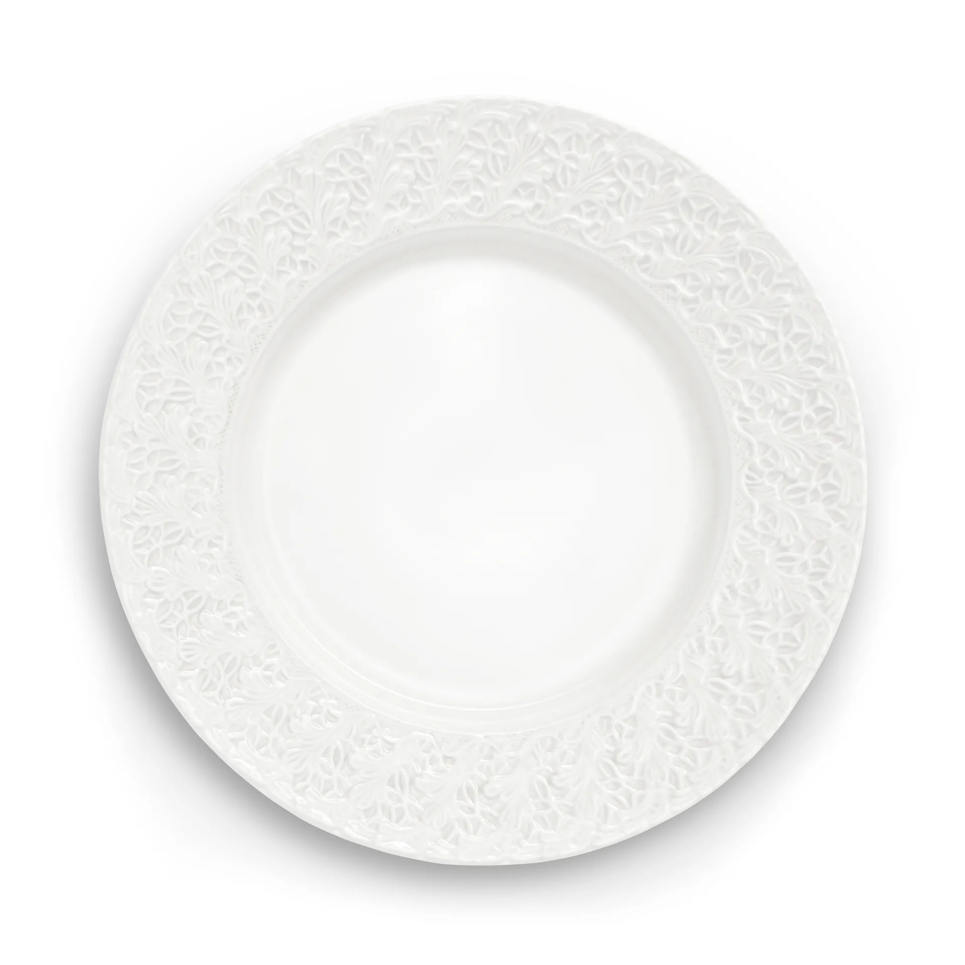Assiette Lace 32 cm, Blanc Mateus