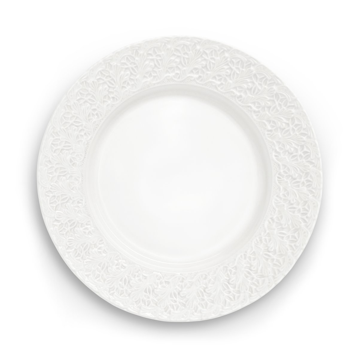 mateus assiette lace 32 cm blanc