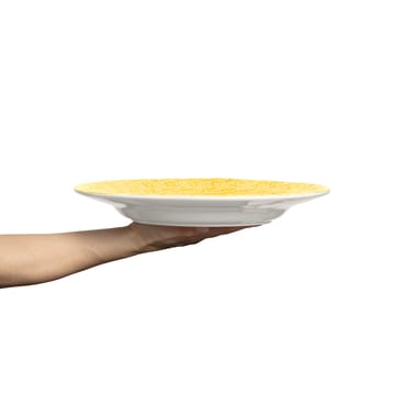 Assiette Lace 32 cm - Jaune - Mateus