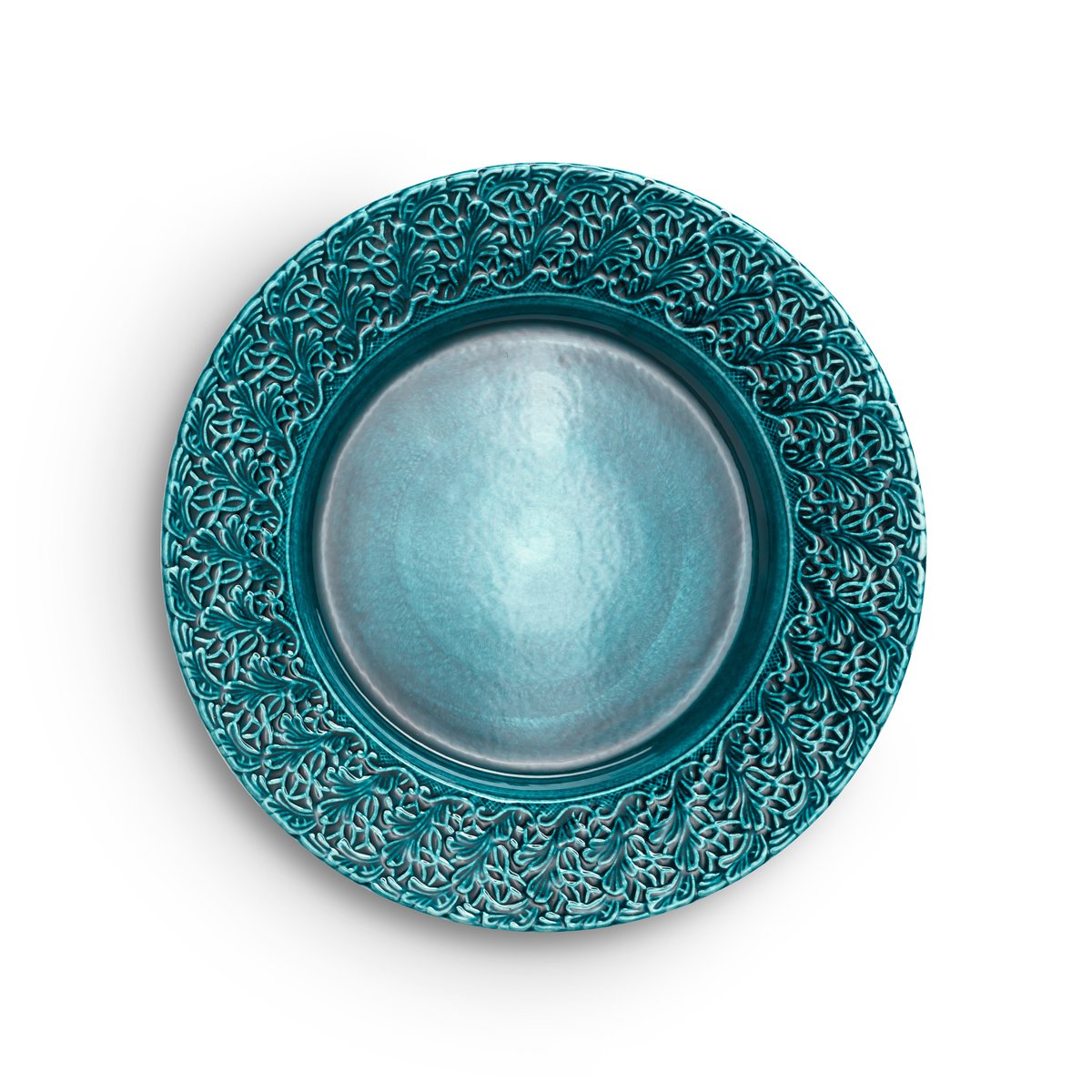 Mateus Assiette Lace 32 cm Ocean | Design Scandinave | Assiettes plates | Turquoise