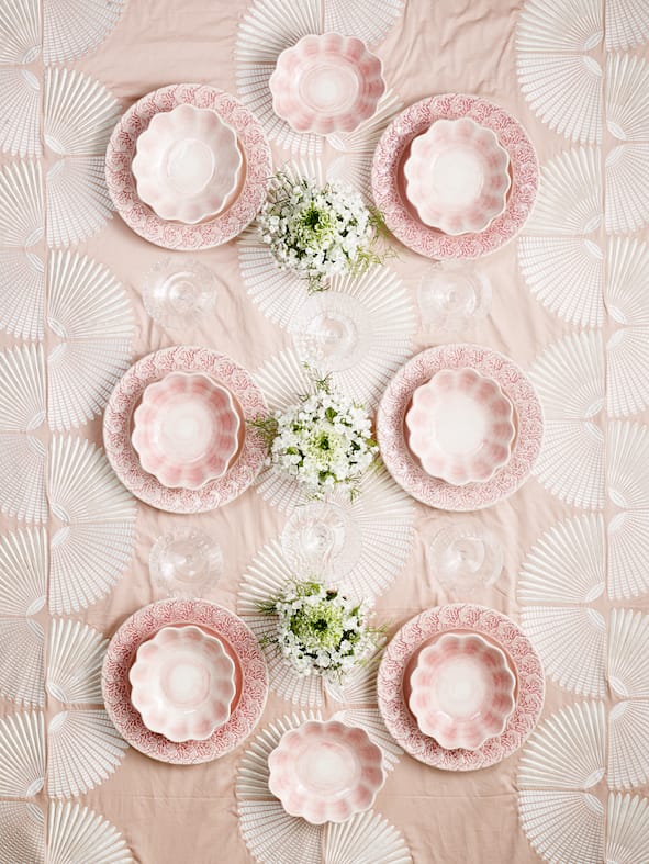 Assiette Lace 32 cm, Rose clair Mateus