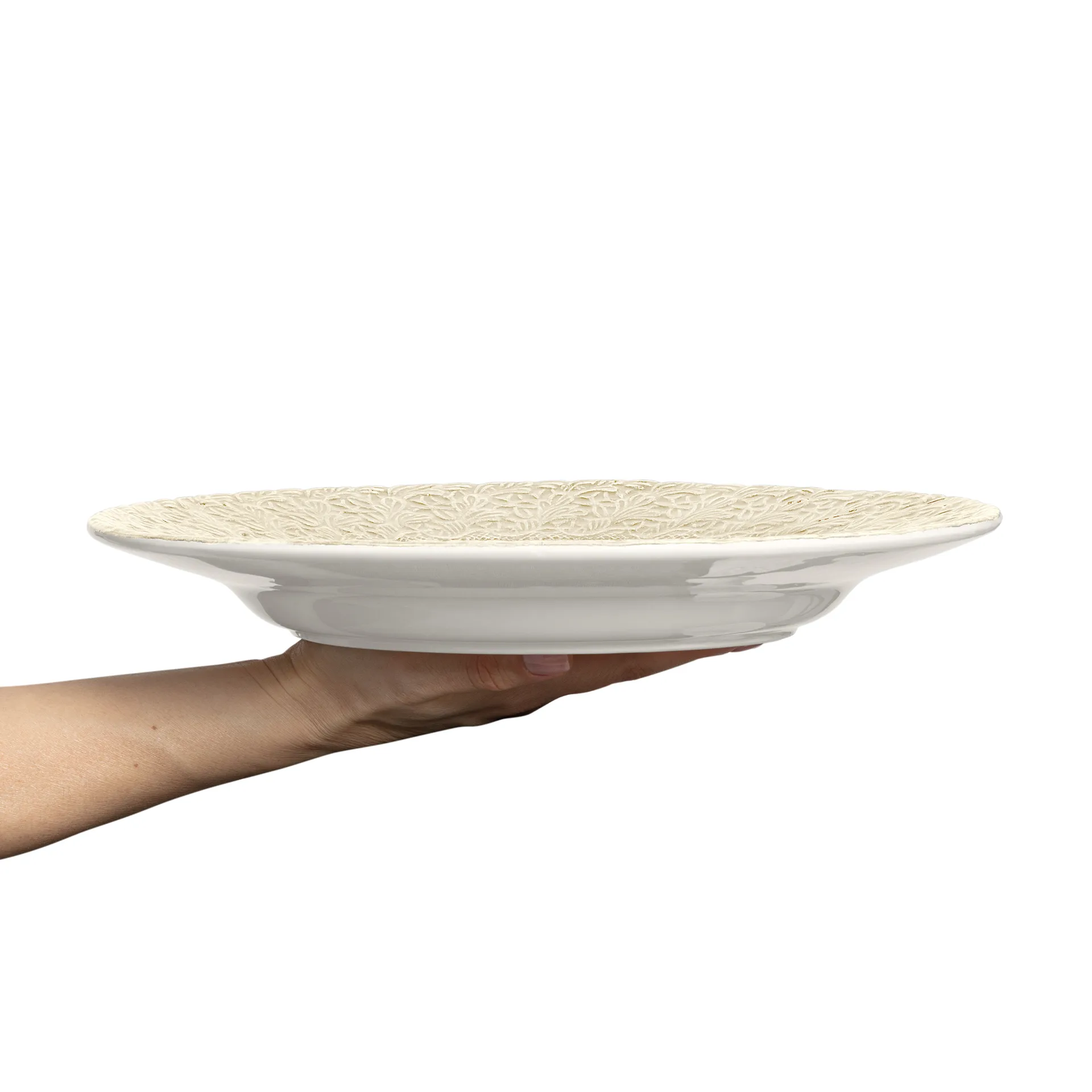 Assiette Lace 32 cm, Sable Mateus