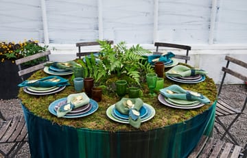 Assiette Lace 32 cm - Turquoise - Mateus