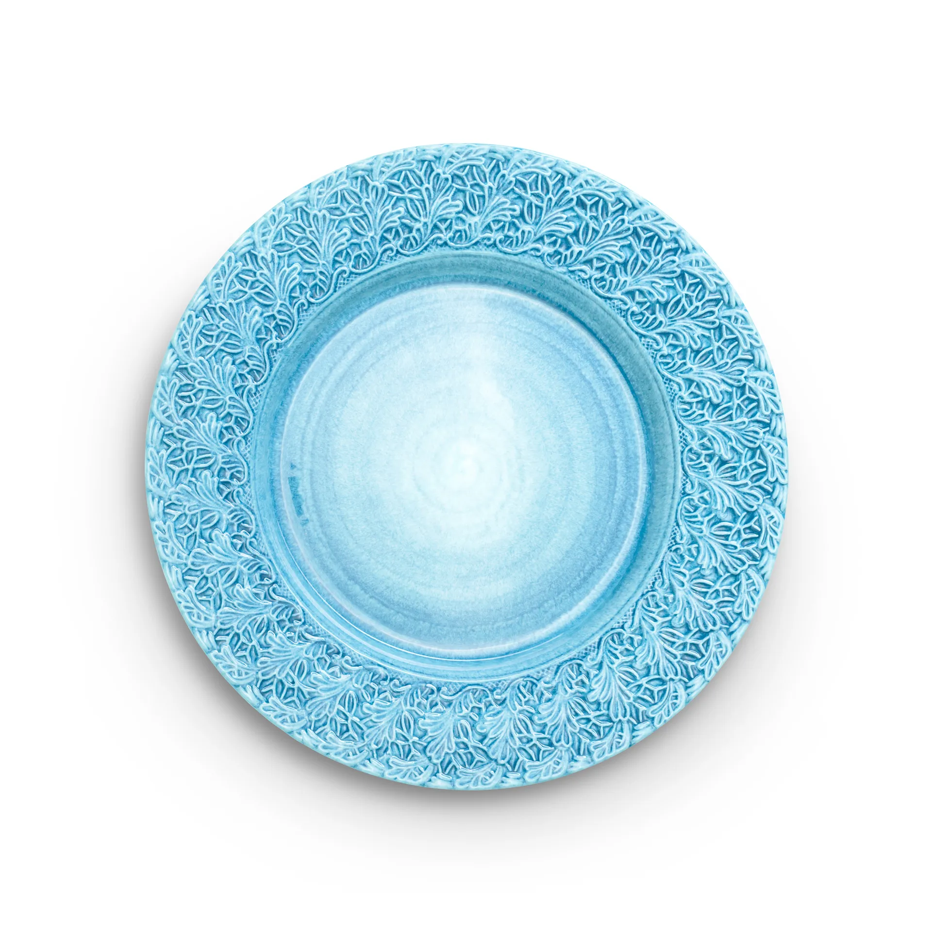 Assiette Lace 32 cm, Turquoise Mateus