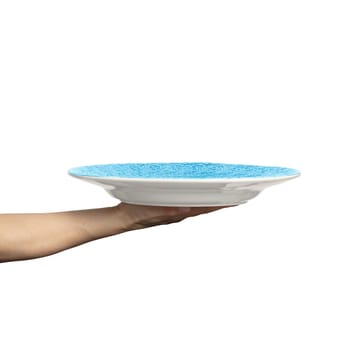 Assiette Lace 32 cm - Turquoise - Mateus