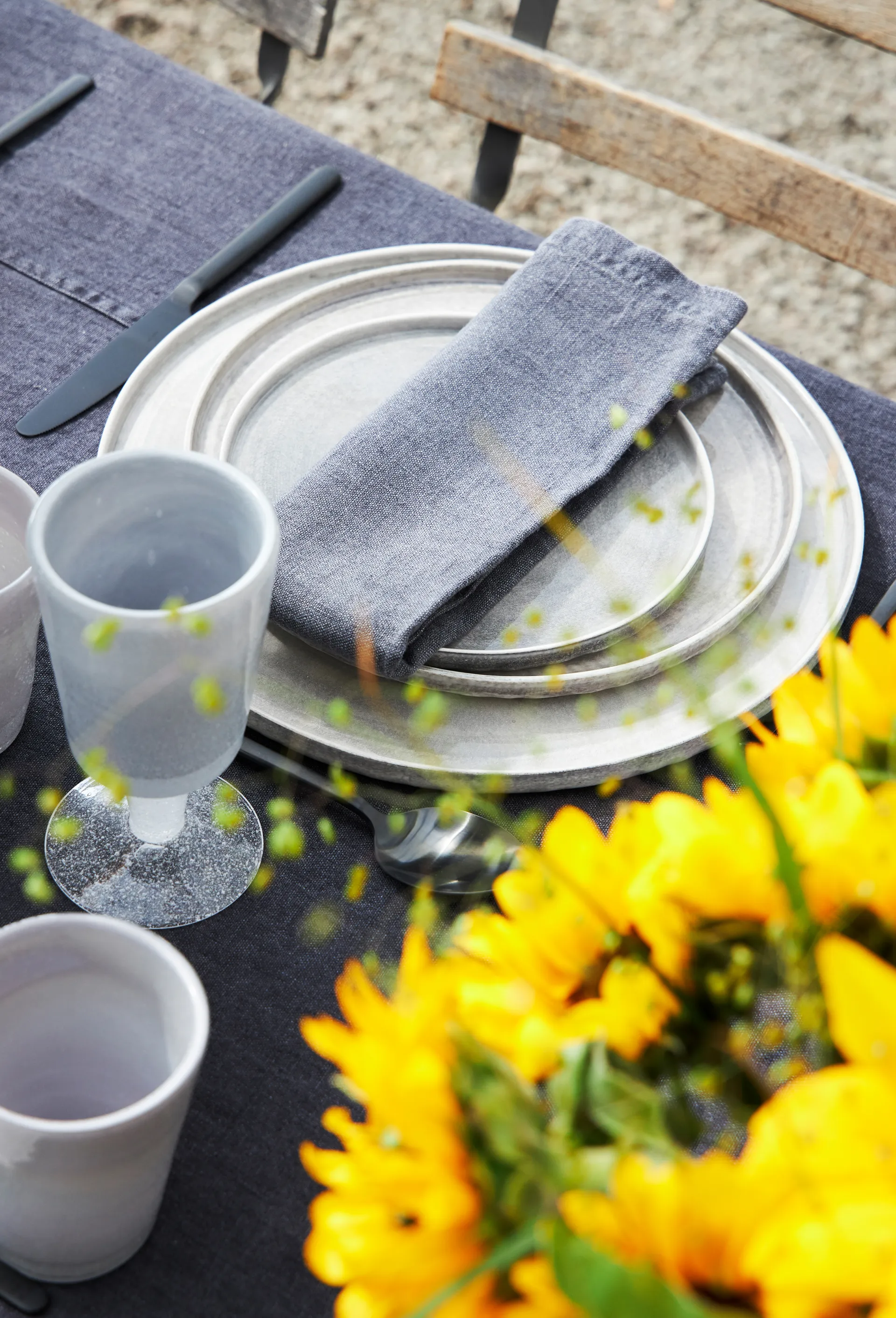 Assiette MSY 13 cm, Bleu glacé Mateus