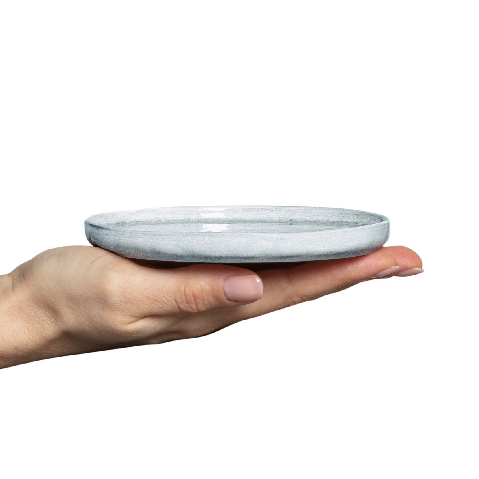 Assiette MSY 13 cm, Bleu glacé Mateus