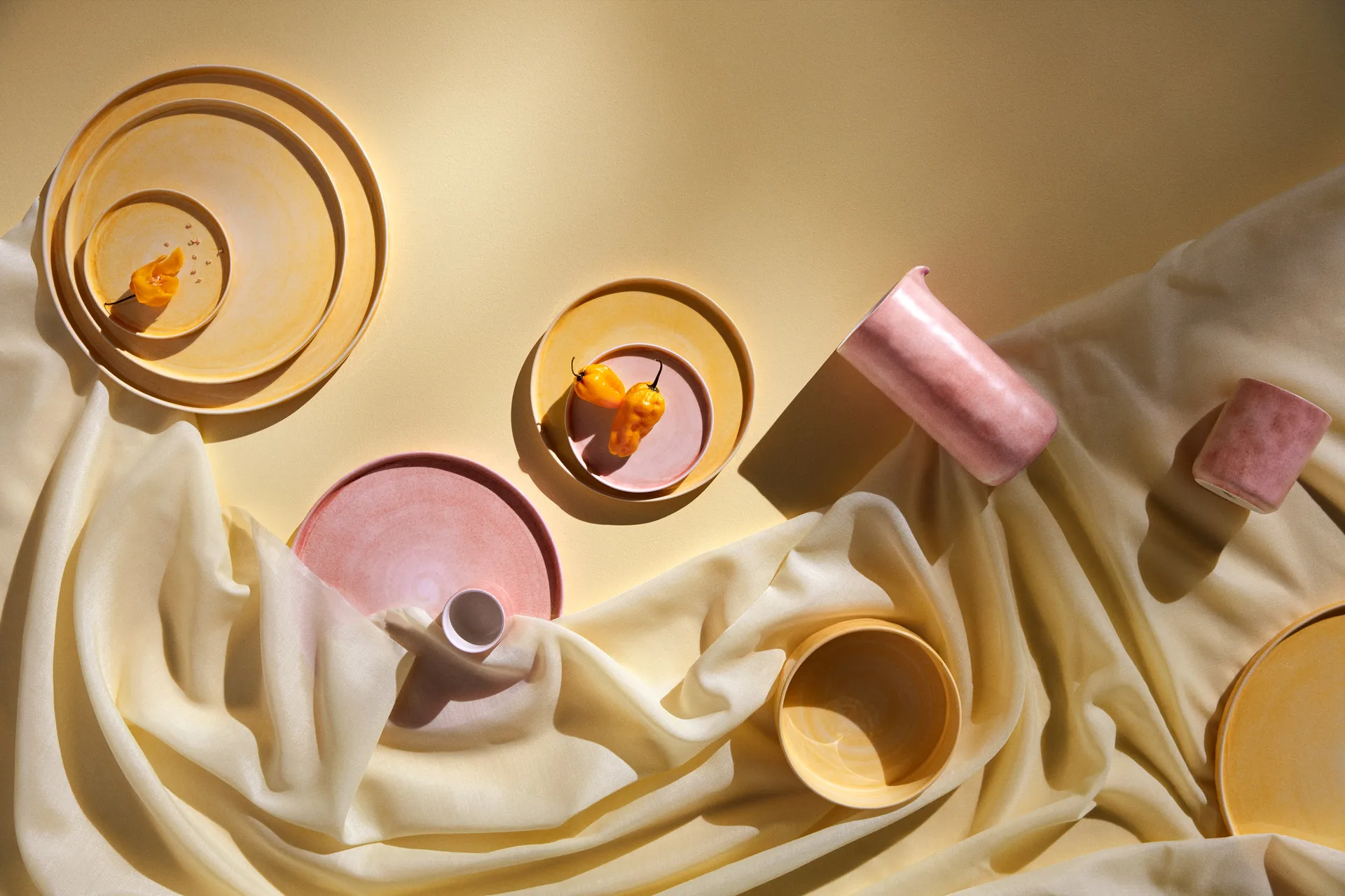 Assiette MSY 20 cm, rose clair Mateus