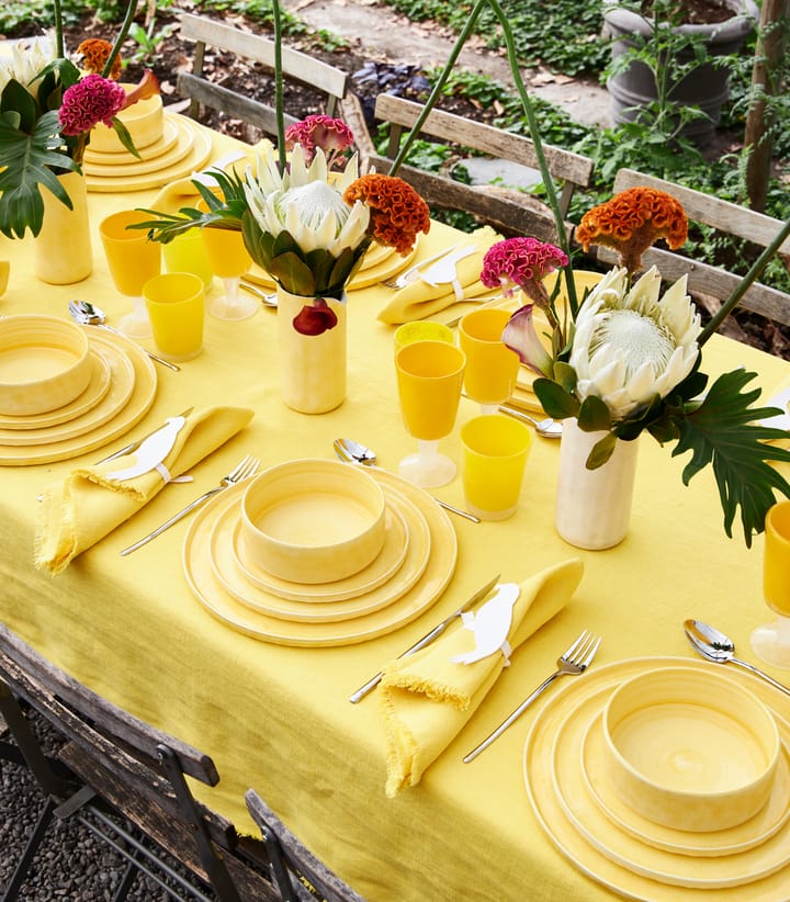 Assiette MSY 25 cm, Jaune Mateus