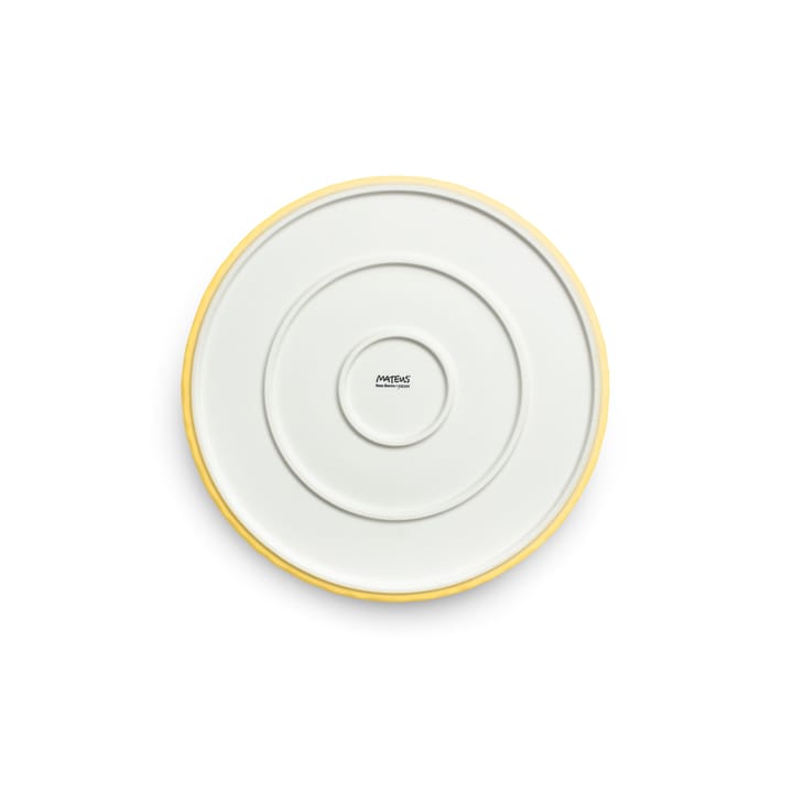 Assiette MSY 25 cm, Jaune Mateus
