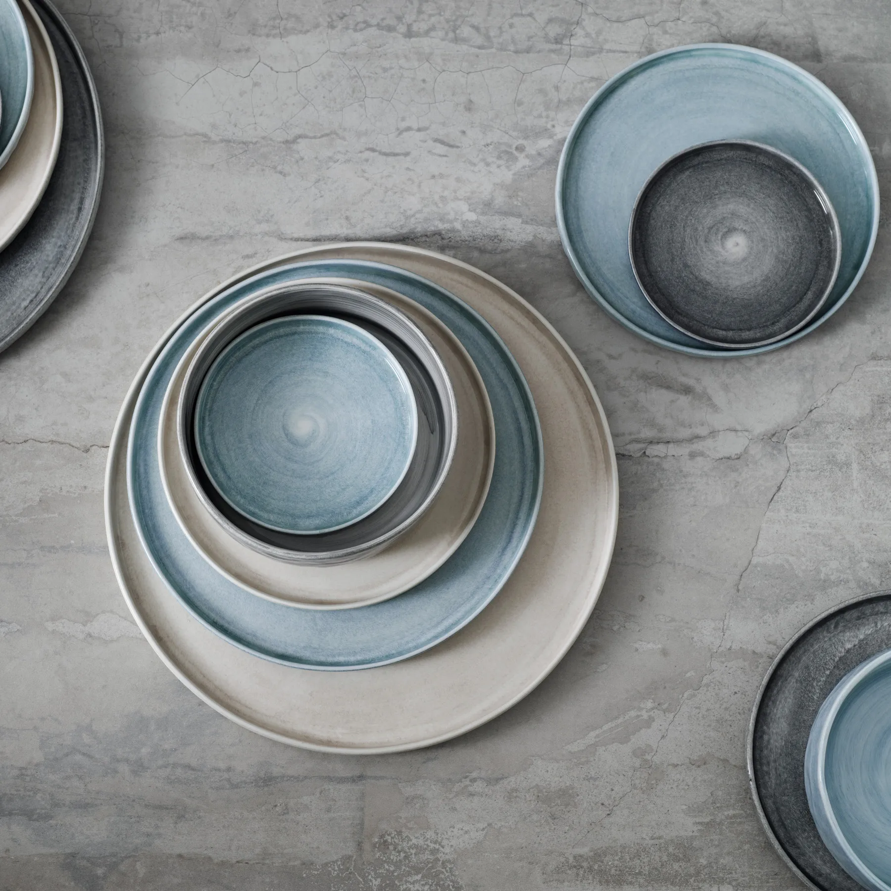 Assiette MSY 25 cm, Sable Mateus