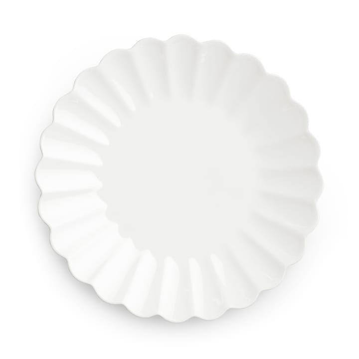 Assiette Oyster 20 cm - Blanc - Mateus
