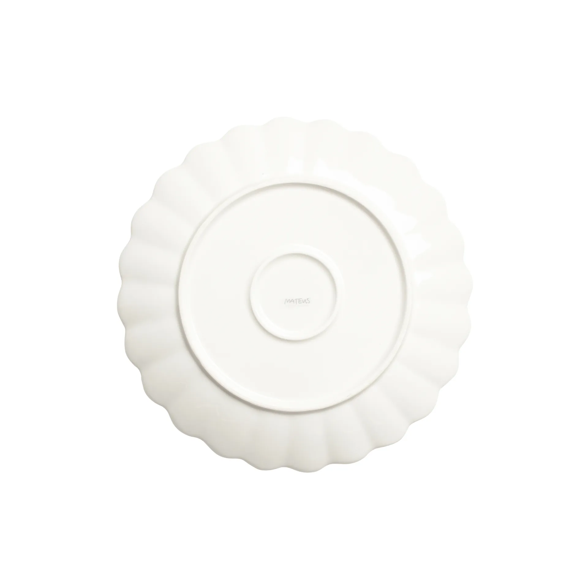 Assiette Oyster 20 cm, Bleu clair Mateus